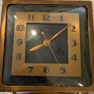 Beautiful Art Deco easel style alarm clock